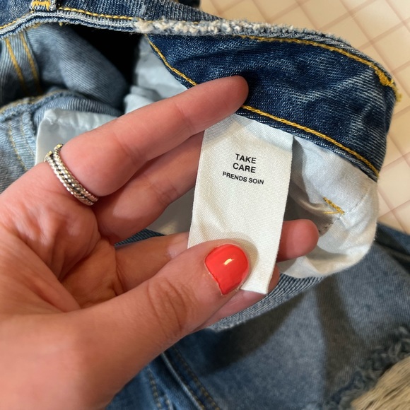 Anthropologie Avic Les Filles NWT size 27 distressed stretch denim jeans - Picture 15 of 16